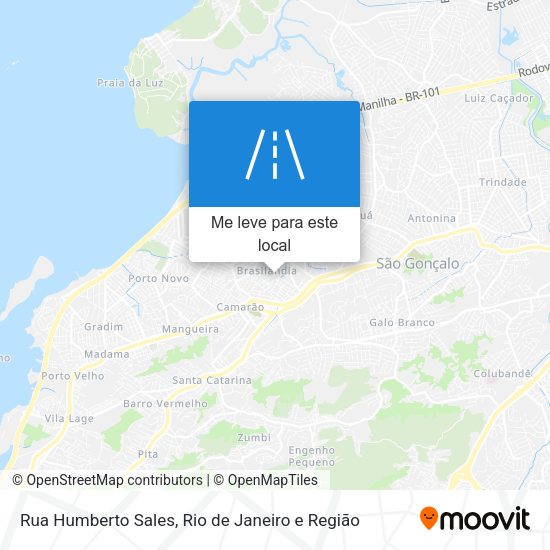 Rua Humberto Sales mapa
