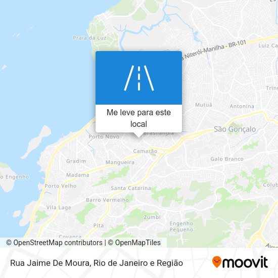 Rua Jaime De Moura mapa