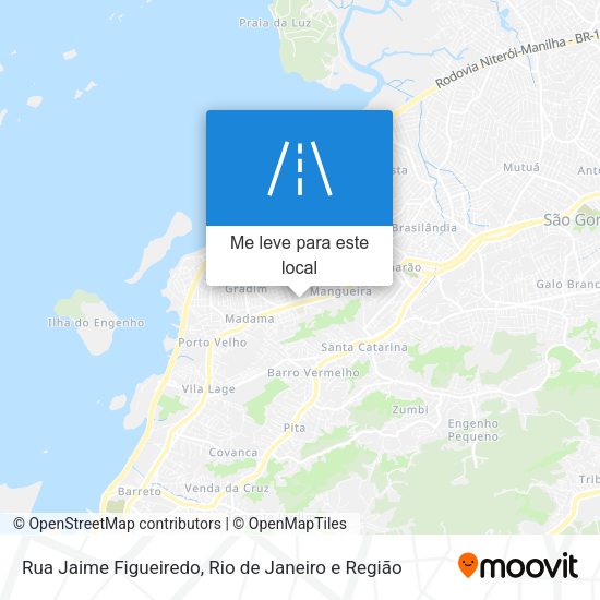 Rua Jaime Figueiredo mapa
