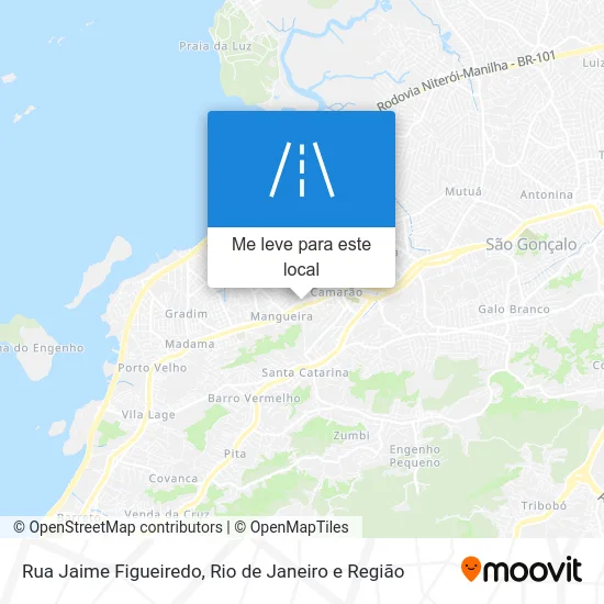 Rua Jaime Figueiredo mapa
