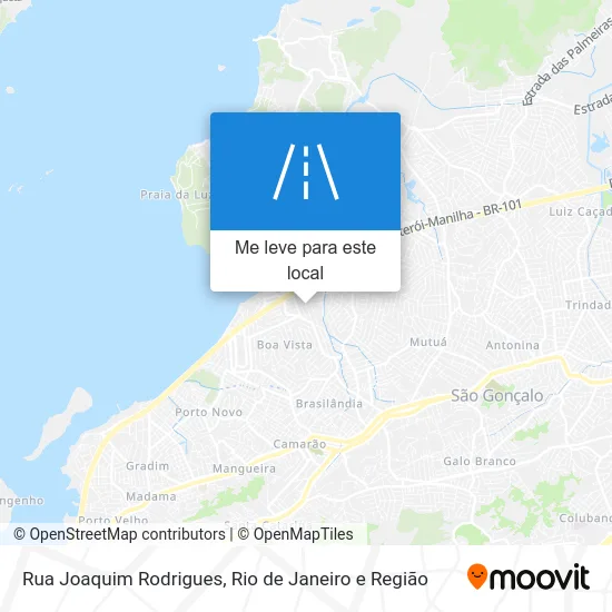 Rua Joaquim Rodrigues mapa