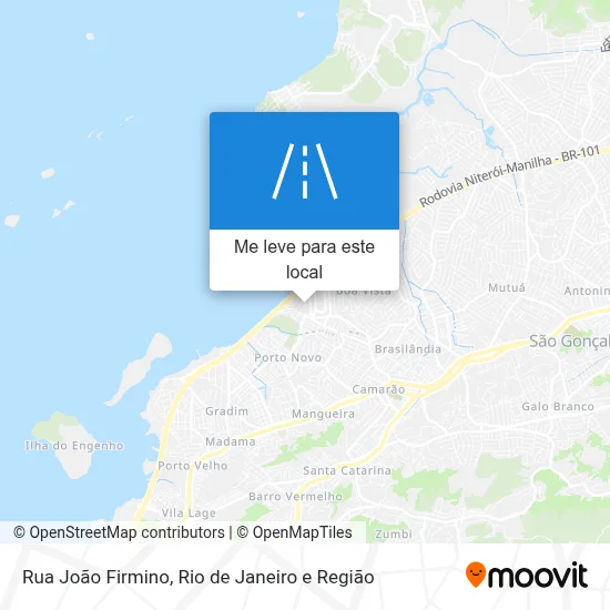 Rua João Firmino mapa