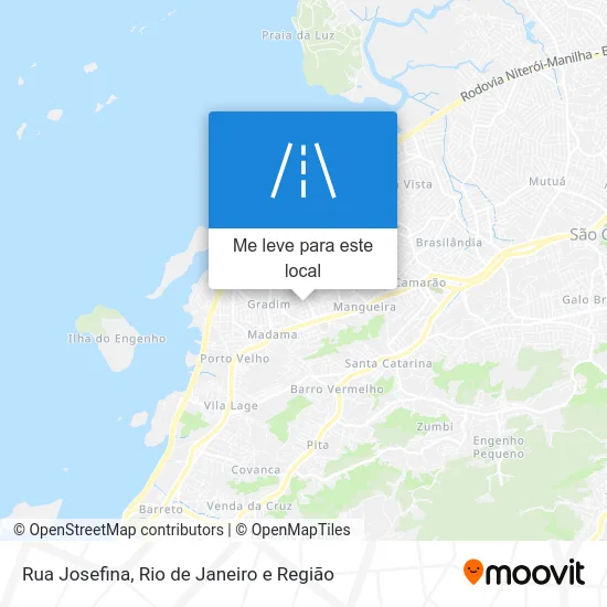 Rua Josefina mapa