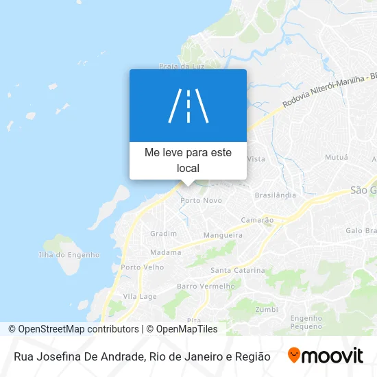 Rua Josefina De Andrade mapa