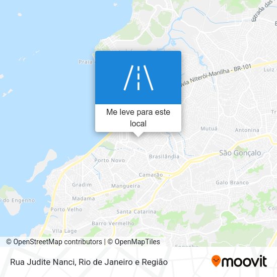 Rua Judite Nanci mapa