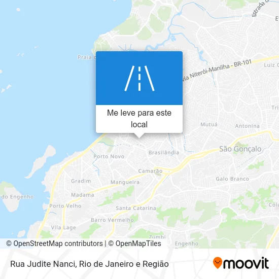 Rua Judite Nanci mapa