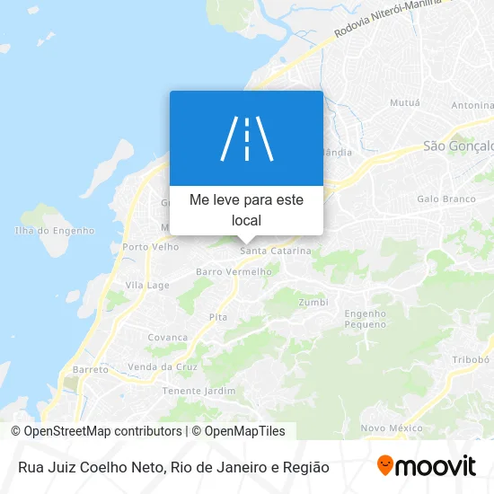 Rua Juiz Coelho Neto mapa