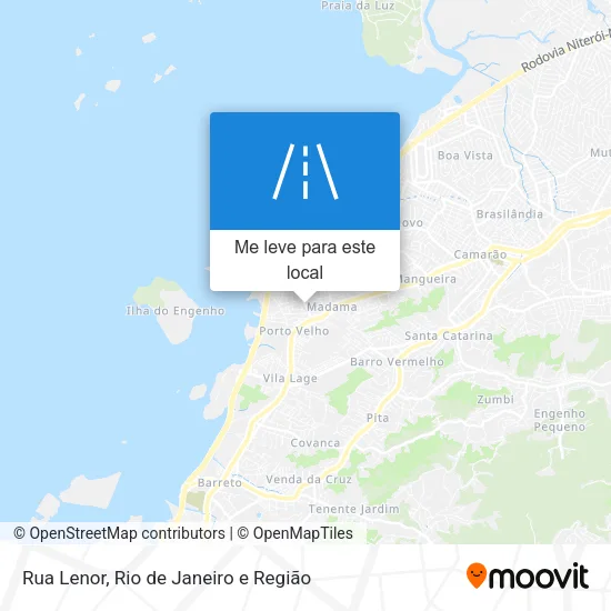 Rua Lenor mapa