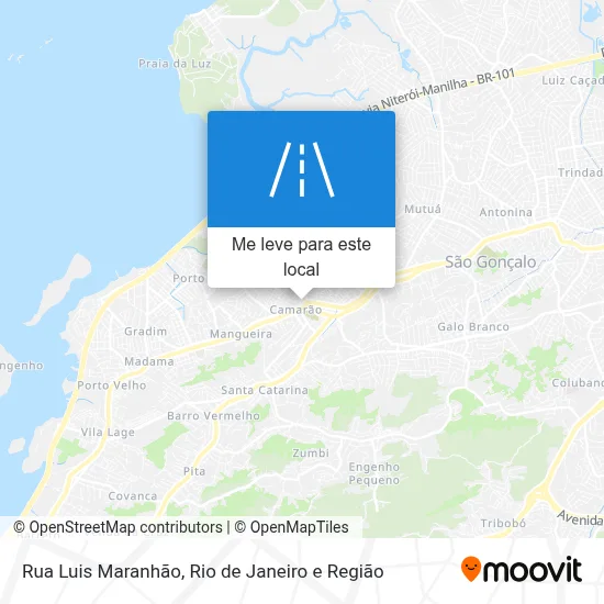 Rua Luis Maranhão mapa