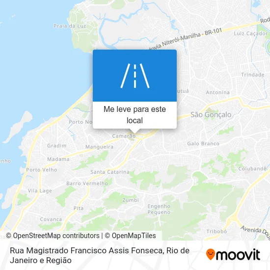 Rua Magistrado Francisco Assis Fonseca mapa