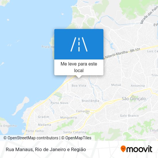 Rua Manaus mapa
