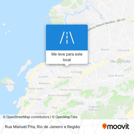 Rua Manuel Pita mapa