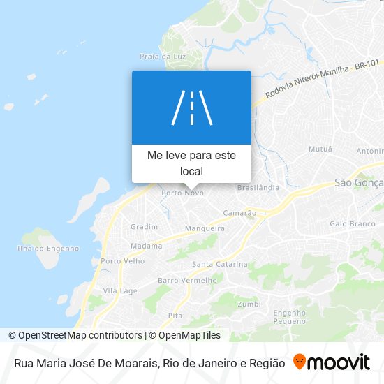 Rua Maria José De Moarais mapa