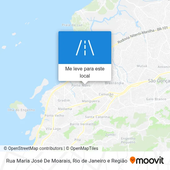 Rua Maria José De Moarais mapa