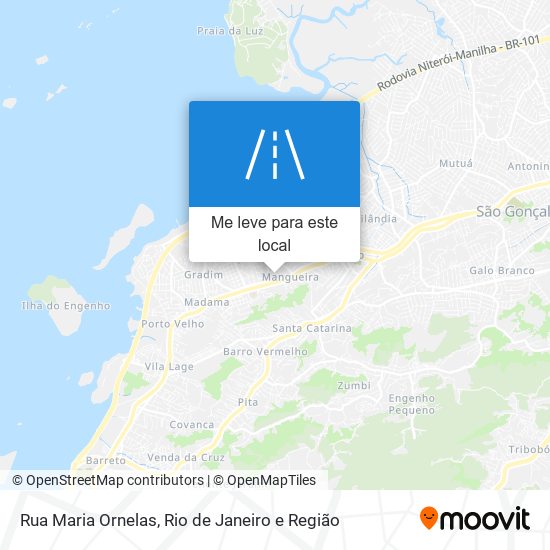 Rua Maria Ornelas mapa