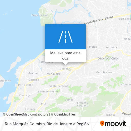 Rua Marquês Coimbra mapa