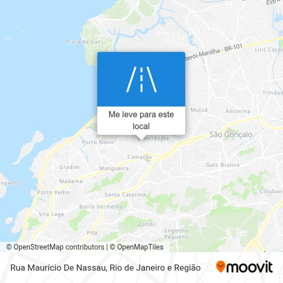 Rua Maurício De Nassau mapa