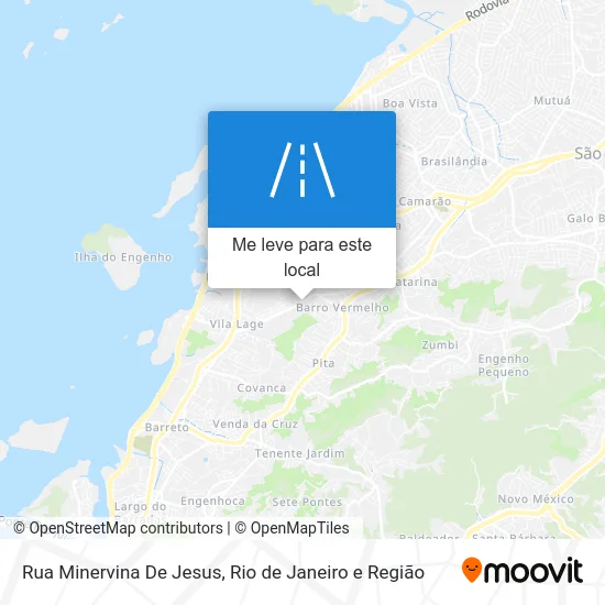 Rua Minervina De Jesus mapa