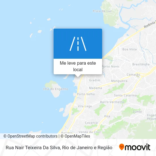 Rua Nair Teixeira Da Silva mapa