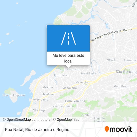 Rua Natal mapa