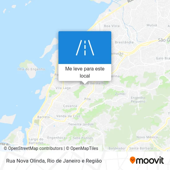 Rua Nova Olinda mapa