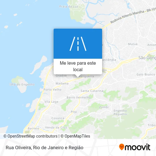 Rua Oliveira mapa