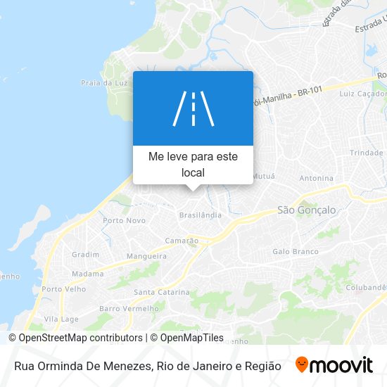 Rua Orminda De Menezes mapa