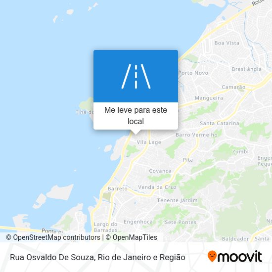 Rua Osvaldo De Souza mapa