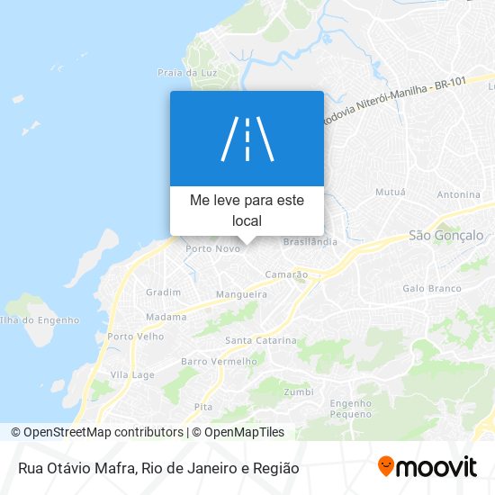 Rua Otávio Mafra mapa