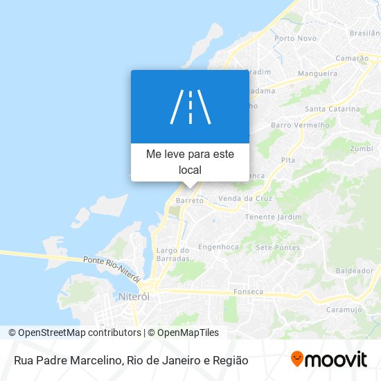 Rua Padre Marcelino mapa