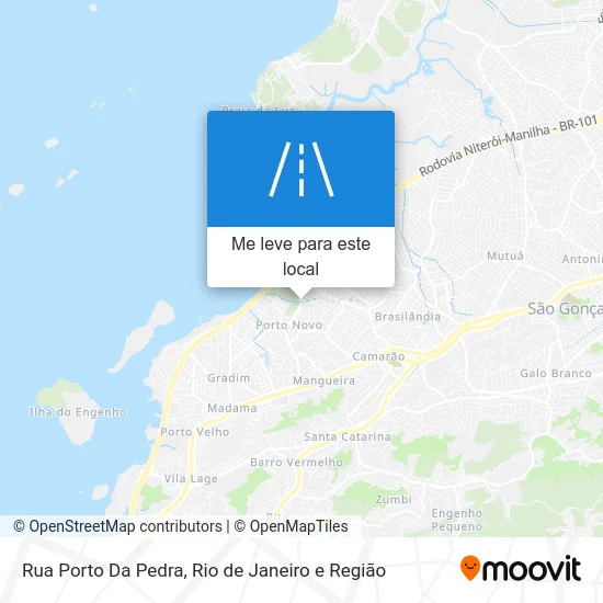 Rua Porto Da Pedra mapa