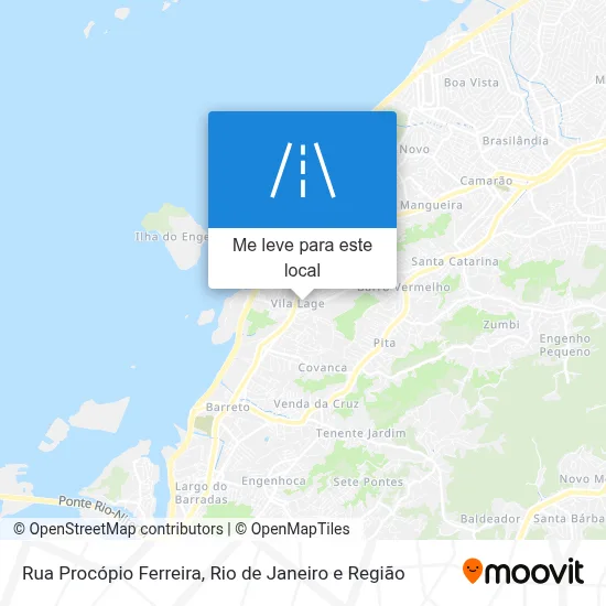 Rua Procópio Ferreira mapa