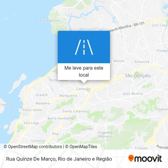 Rua Quinze De Março mapa