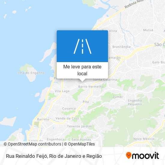 Rua Reinaldo Feijó mapa