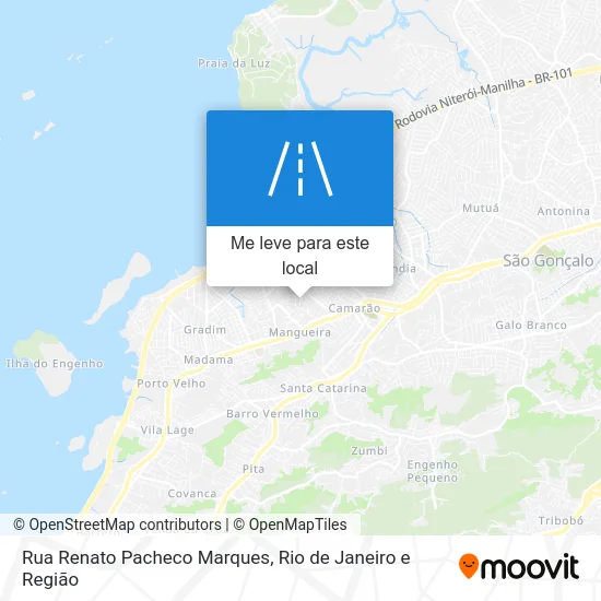 Rua Renato Pacheco Marques mapa