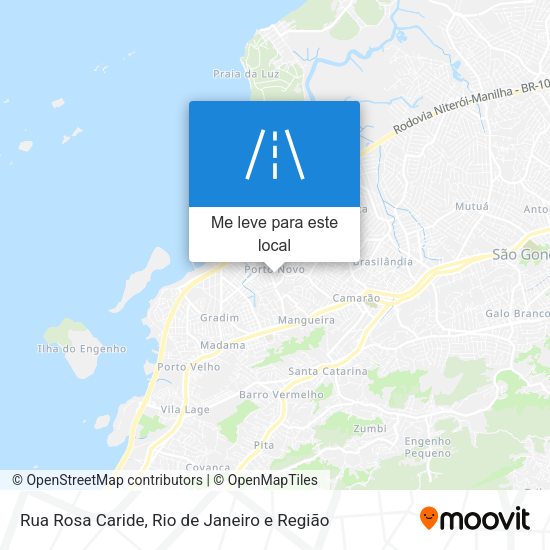 Rua Rosa Caride mapa