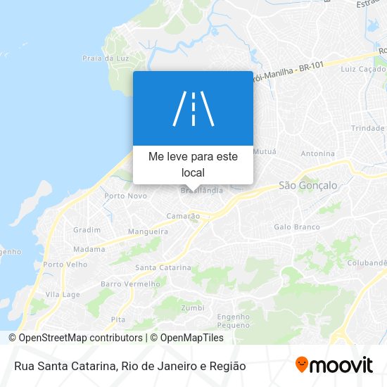 Rua Santa Catarina mapa