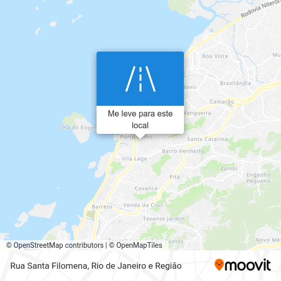Rua Santa Filomena mapa