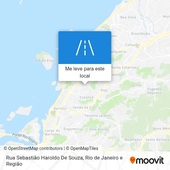 Rua Sebastião Haroldo De Souza mapa