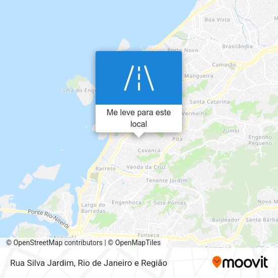 Rua Silva Jardim mapa