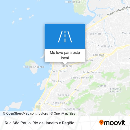 Rua São Paulo mapa