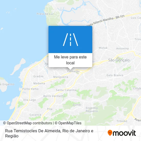 Rua Temistocles De Almeida mapa