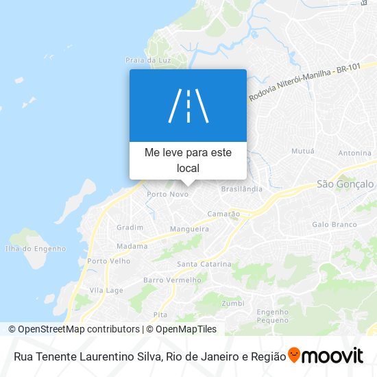 Rua Tenente Laurentino Silva mapa