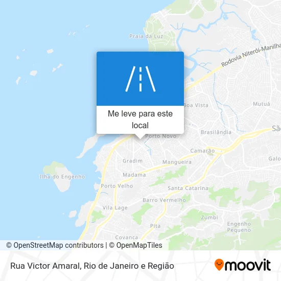 Rua Victor Amaral mapa