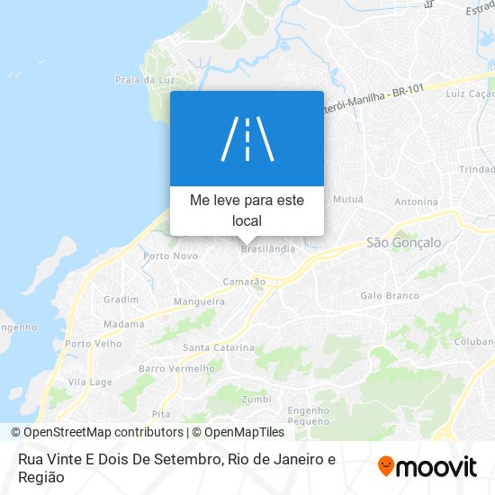 Rua Vinte E Dois De Setembro mapa