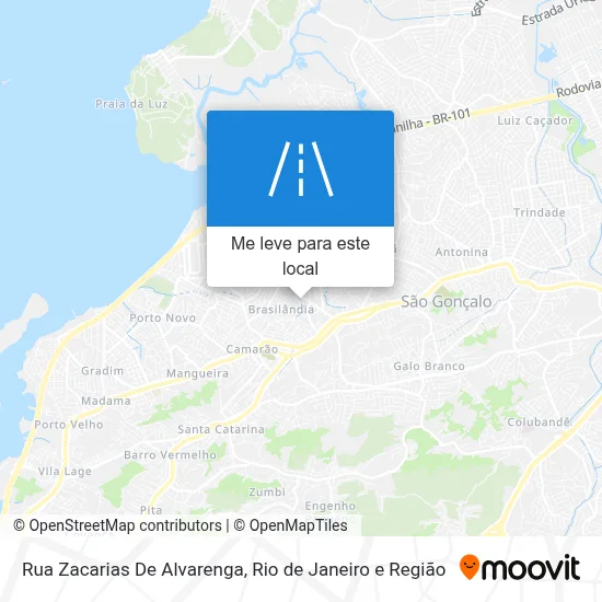 Rua Zacarias De Alvarenga mapa