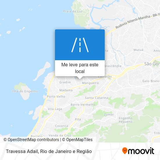 Travessa Adail mapa
