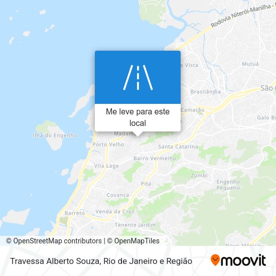 Travessa Alberto Souza mapa