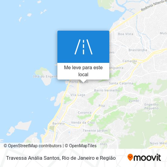 Travessa Anália Santos mapa