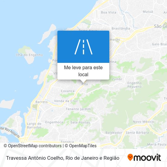 Travessa Antônio Coelho mapa